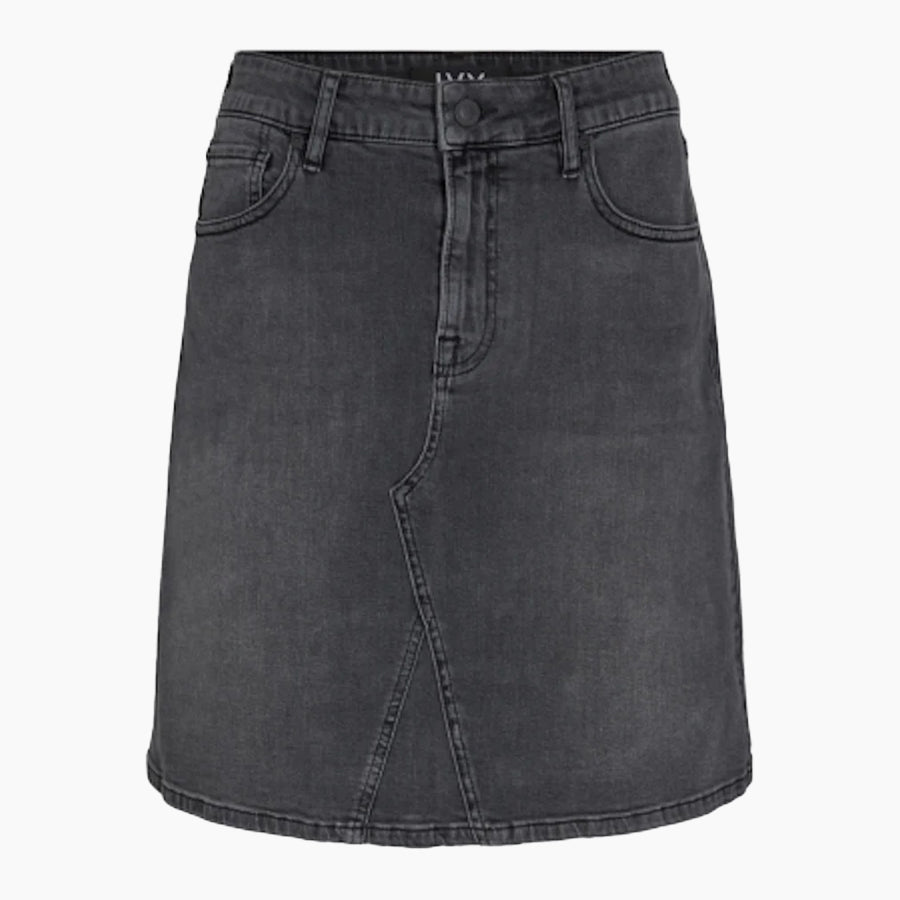 Black denim 2024 skirt dv8