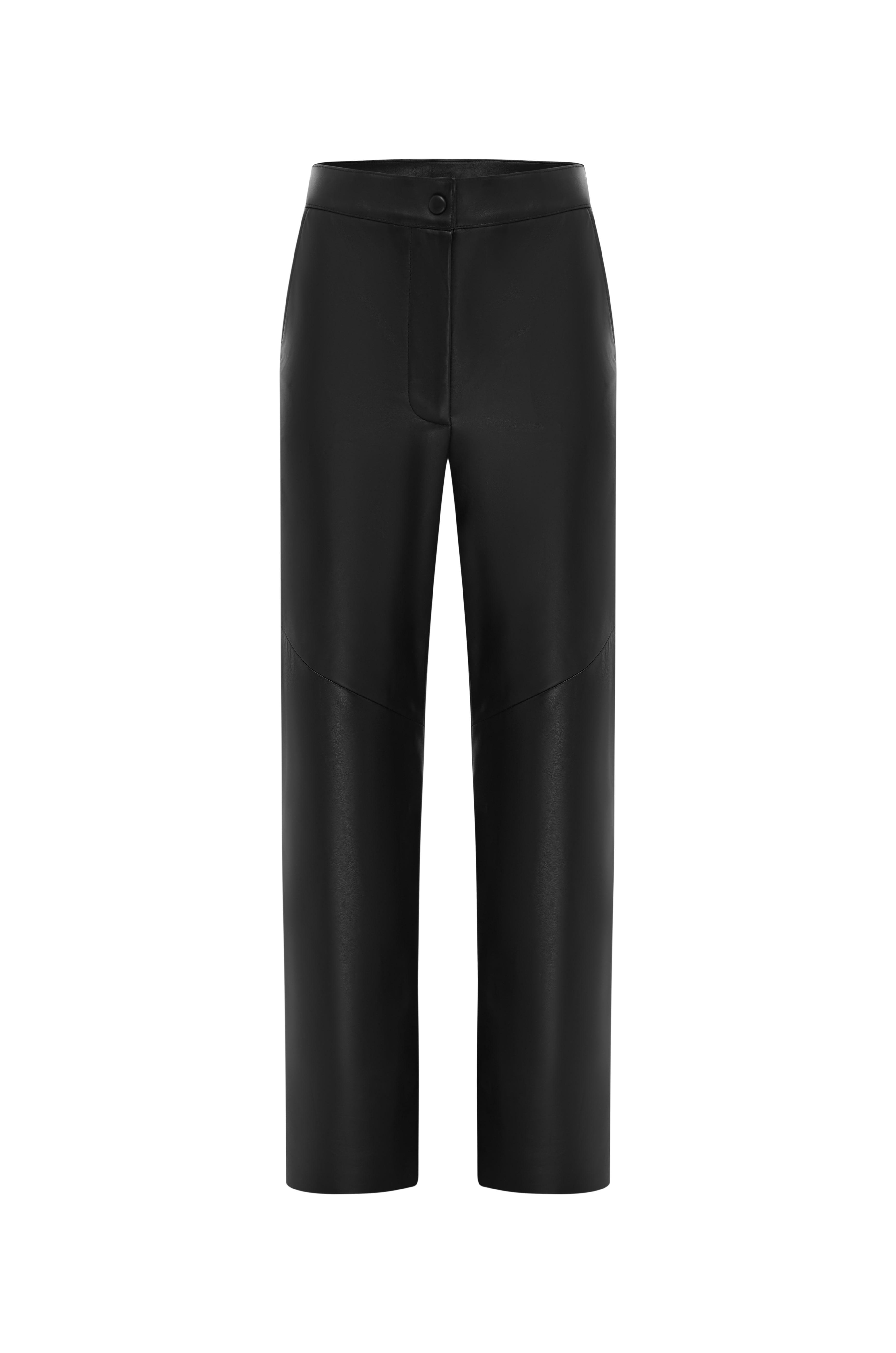 Coco Ribbon - LUXE ITALIAN LEATHER PANT IN BLACK