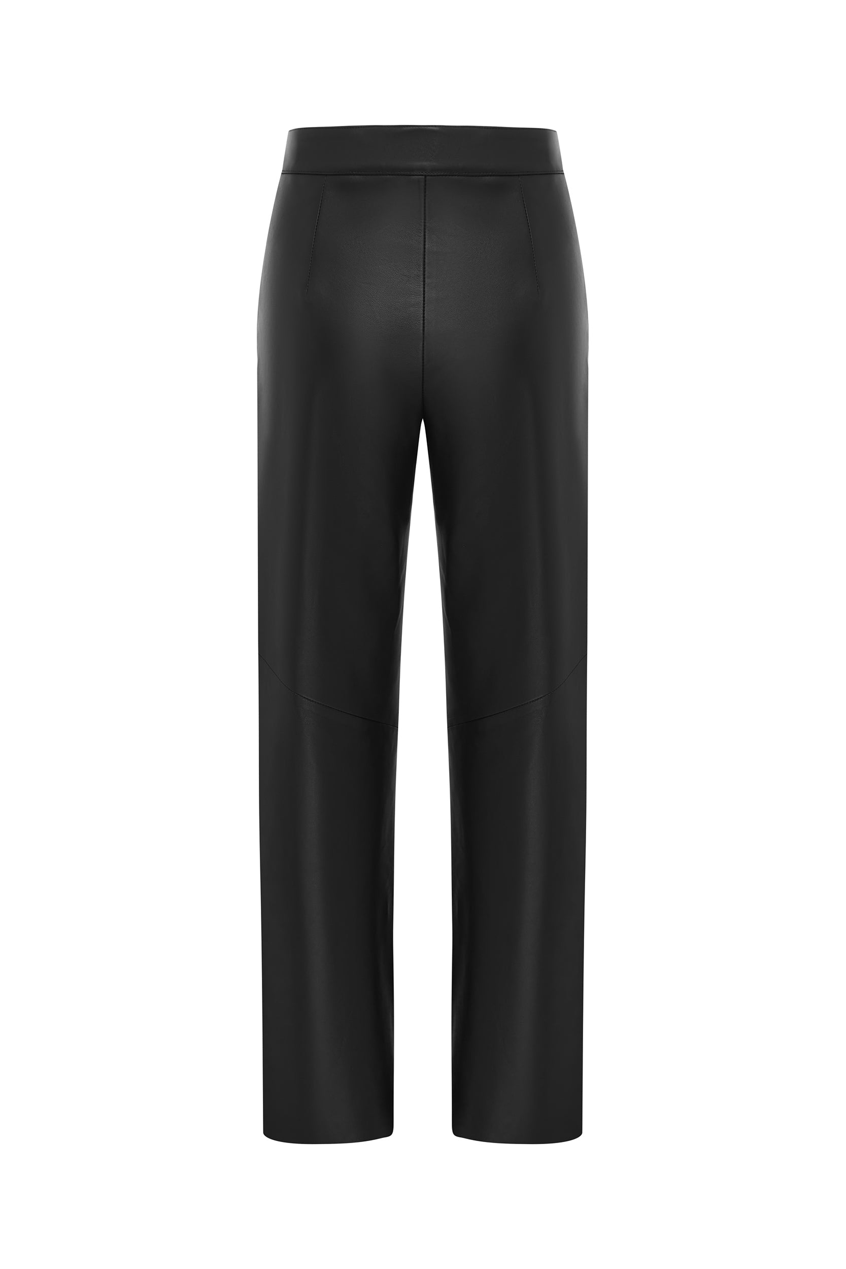 Coco Ribbon - LUXE ITALIAN LEATHER PANT IN BLACK