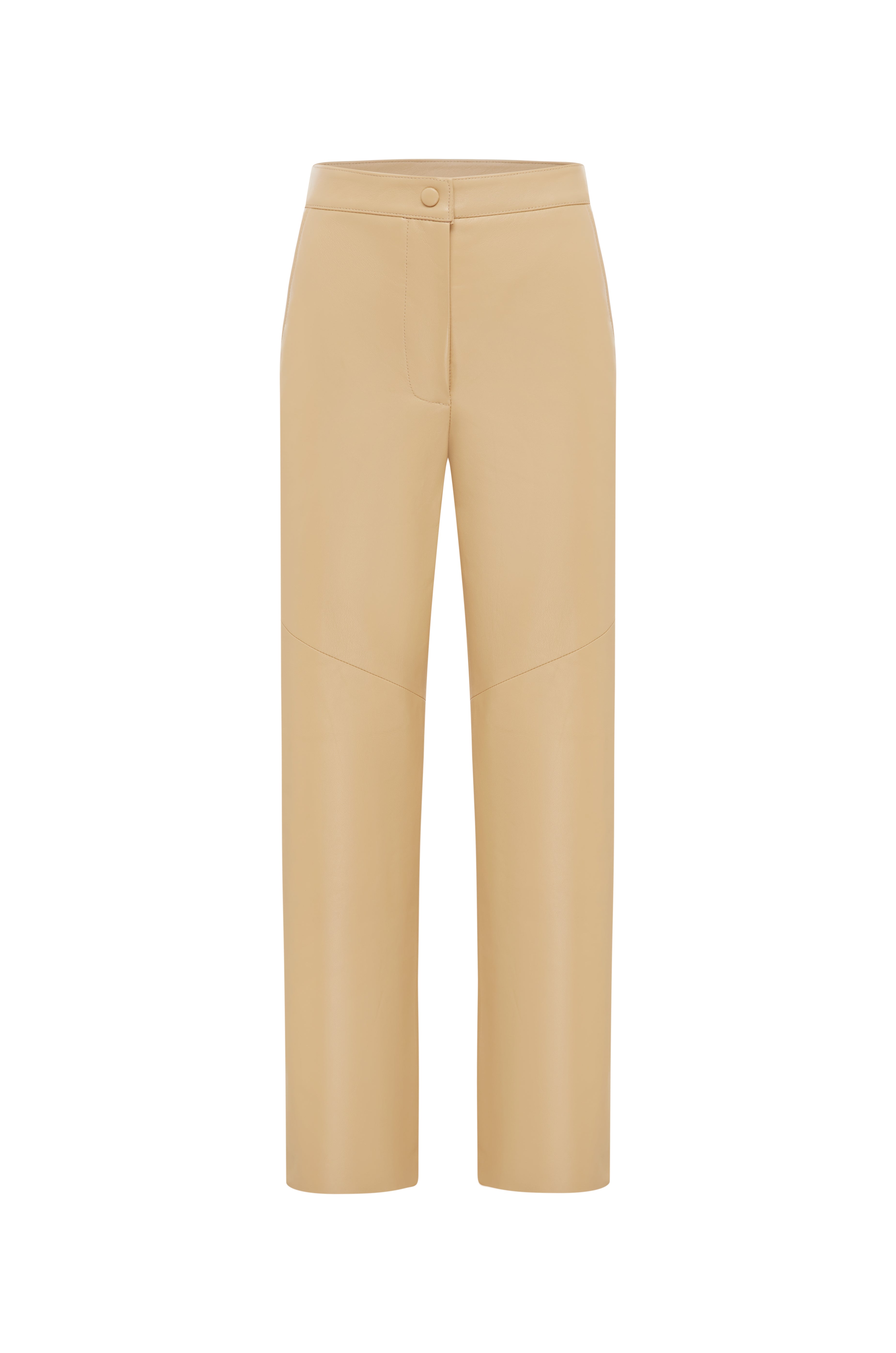 Coco Ribbon - LUXE ITALIAN LEATHER PANT IN BUTTERSCOTCH