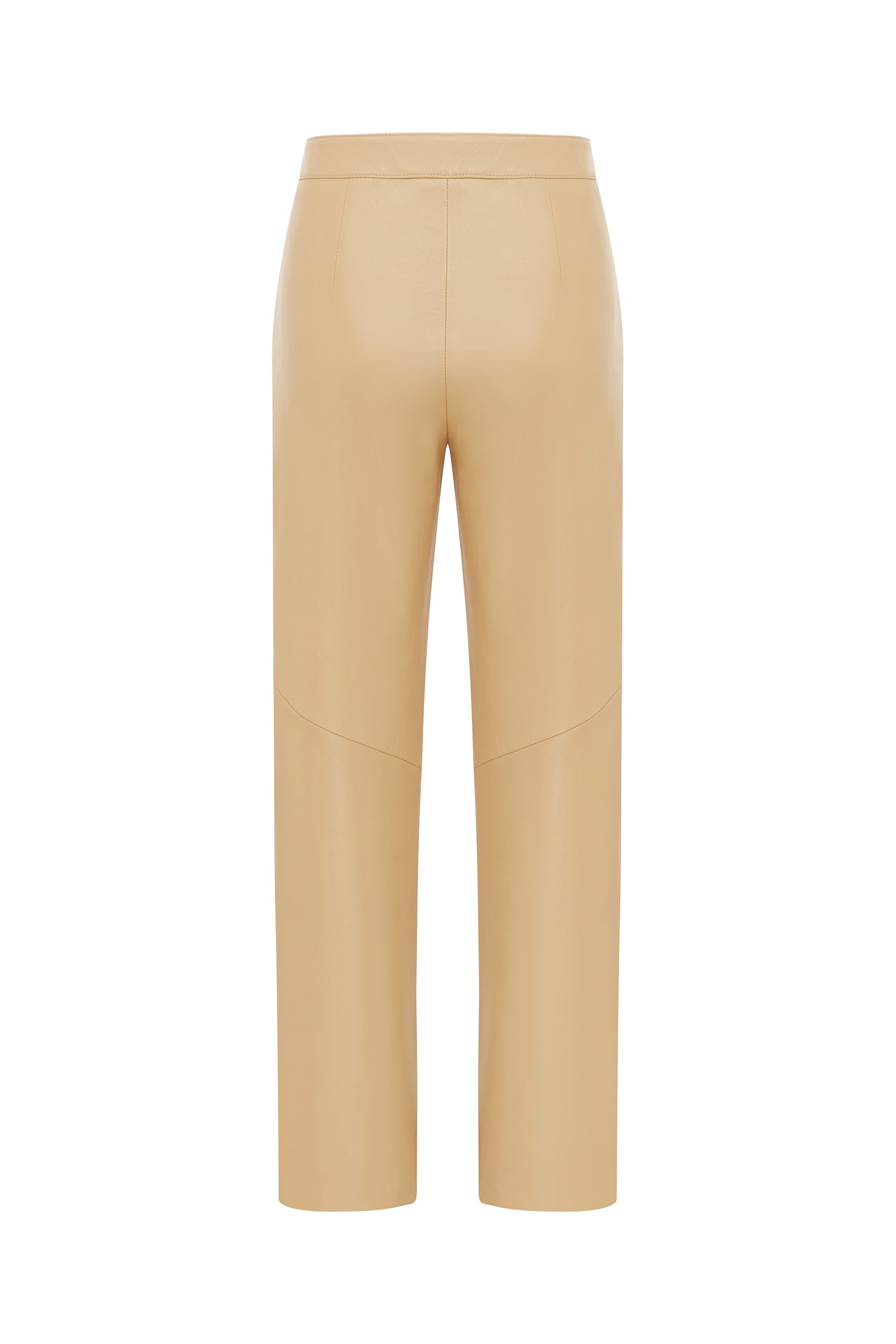 Coco Ribbon - LUXE ITALIAN LEATHER PANT IN BUTTERSCOTCH