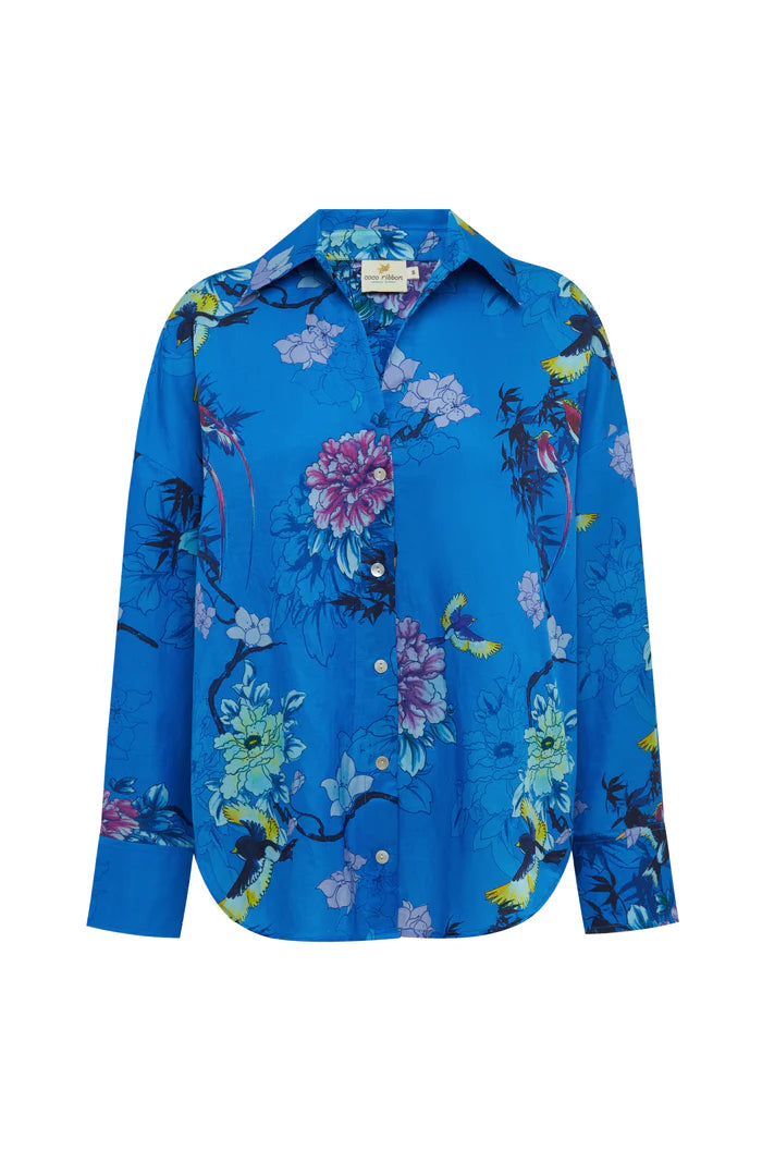 Coco Ribbon - Jaipur Garden Chinoiserie Shirt