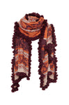 Coco Ribbon - CINNAMON SPLICE CASHMERE SCARF