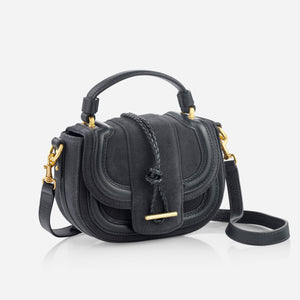The Huntress Navy Leather bag
