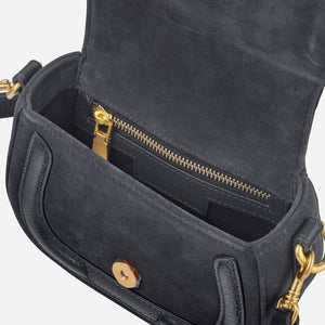 The Huntress Navy Leather bag