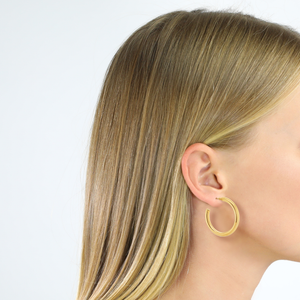 By Fairfax and Roberts Gold Plated Hoop earrings