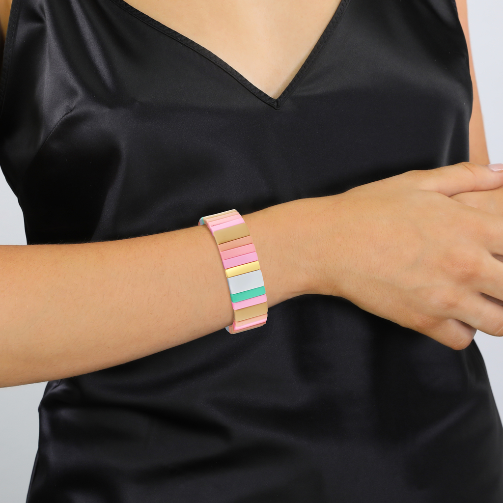 By Fairfax and Roberts Kandi Island Wide Layering Bracelet