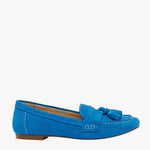 Gemma Blue Suede Loafer