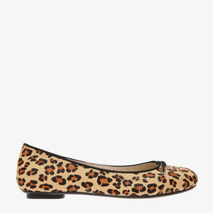 Grace Leopard Calf Ballet Flat