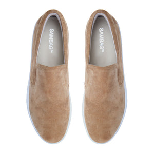 Riley Rust Suede Slip on Sneaker