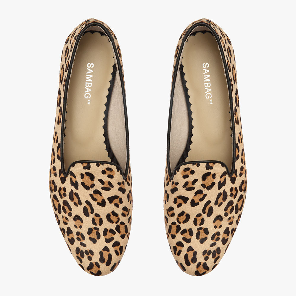 Lola Leopard Print Loafer – SAMBAG