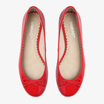 Tina Red Patent Leather Ballet Flat