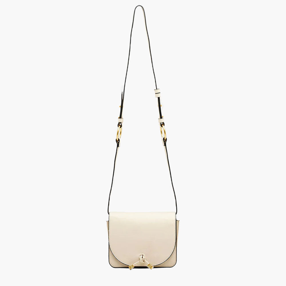 Nikki Williams - Overlander Ivory leather Crossbody